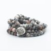 Pink Jasper Stone 108 Yoga Mala 6 & 8mm Bead Necklace Charm Bracelet VTrendz