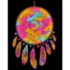 Dream Catcher 8-Feathers Full Circle Wall Hanging Handmade Cotton Tapestry 84"x54" inch VTrendz