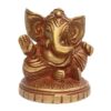 Ganesh Statue Handmade Brass Antique Finish Idol Figurine Statue, 3" VTrendz