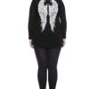 Angel Wings Rhinestone Top by Vocal VTrendz