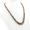 Tiger Eye Natural Crystal Gradation Beads Necklace for Relaxation, Energy Balancing, Stress relief VTrendz