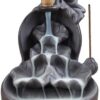 Waterfall Backflow Incense Burner, Reflux Burner, Large Handmade Ceramic Backflow Cone Sticks Incense Holder Home Decor Craftwork Figurine VTrendz
