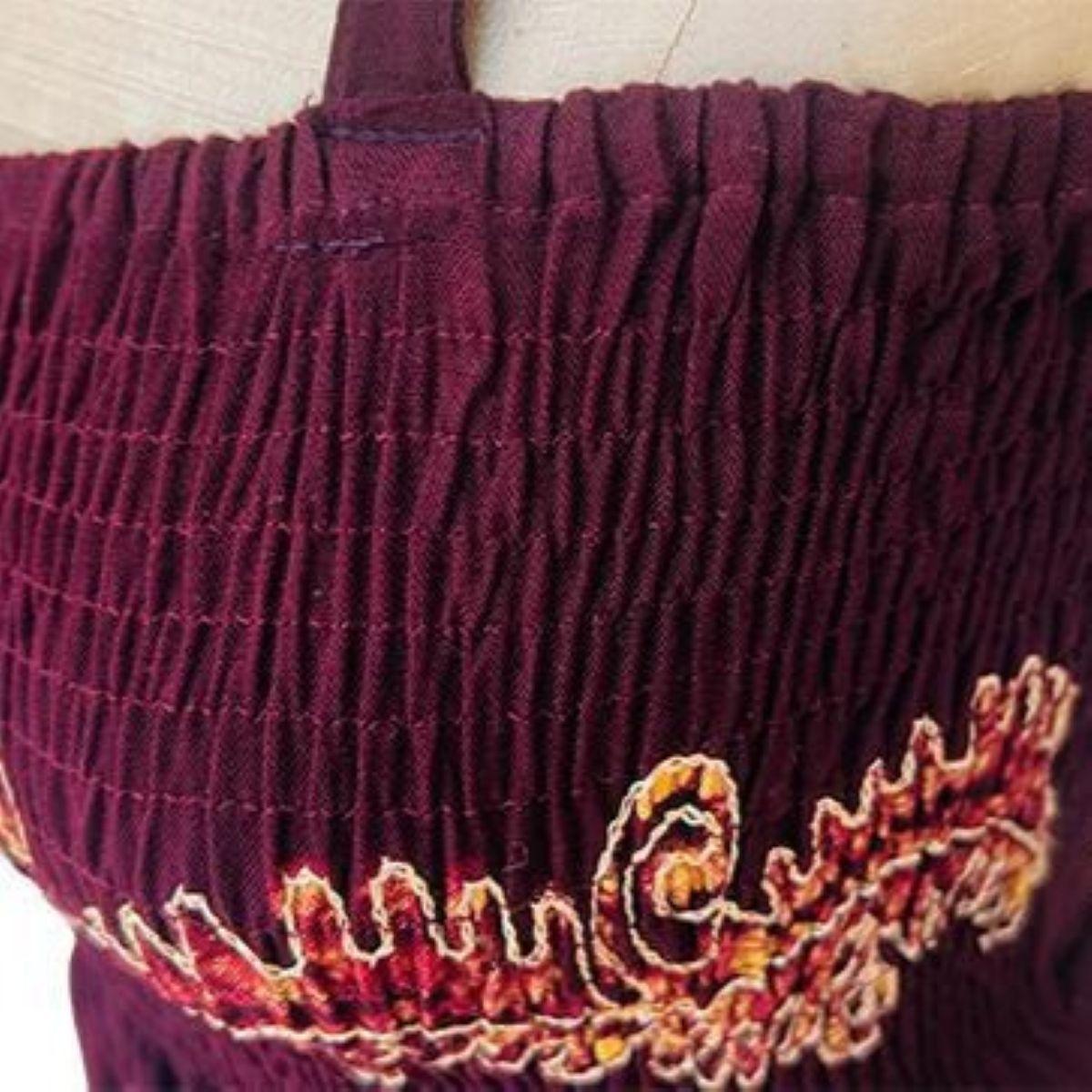 High-Low Dress, Sundress with Batik printing, Higher in Front and Lower in Back, One Size Fits Most - Image 11