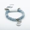 Aquamarine Stone Beads Natural Stone Bracelet Prayer Beads VTrendz