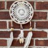 Cotton crochet single dreamcatcher Dia 17 cm L 44 cm VTrendz