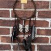 Suede fabric and bone dreamcatcher 9 cm VTrendz