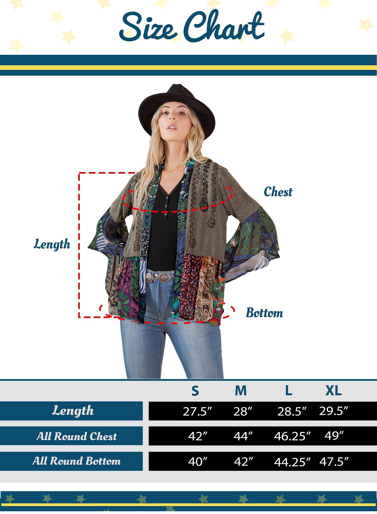 Boho Chic Rustic Embellished Shrug - Image 7