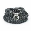 Mapstone Jasper 108 Mala 6 & 8mm Beads Natural Stone Bracelet Mala Prayer Beads Meditation Necklace VTrendz