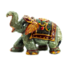 Labradorite Elephant Carved Statue Handmade Natural Crystals for Positivity and Energy Balancing Symbol of Goodluck, Strength, Protection, Wisdom, Power, and Integrity Approx. 6-7 cm or 2.5-3 inches VTrendz