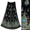 Embellished Bohemian Sequin Skirt With Print VTrendz