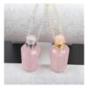Rose Quartz Bottle Pendant Necklace for Positivity and Balancing Energy VTrendz