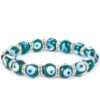 Teal Green Evil Eye Bracelet : The Balanced Guardian VTrendz