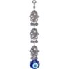 3 Hamsa Hand with Evil Eye, Handmade, 15.35" Inch VTrendz