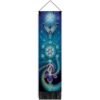 Butterfly Free Spirit scroll tapestry - Banner Wall Tapestry, Moon Phase Tapestry Wall Hanging, Cotton Linen Wall Art 46*12 Inches VTrendz
