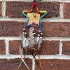 Suede leather rainbow star shape dreamcatcher 9 cm Star VTrendz
