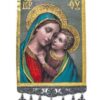 17.5" Inch Mother Mary and Baby Jesus Large Carpet Wall Hanging Handwoven VTrendz