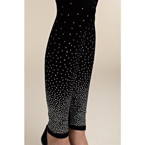 14466PI - Legging Black, Navy & Off White Color options with Rhinestone Vocal Brand