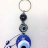 Purple Metalised Keychain with Evil Eye for Protection and Goodluck VTrendz