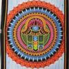 Hamsa Hand Wall Hanging Handmade Cotton Tapestry 84"x54" inch VTrendz