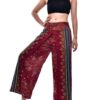 Open Leg Thai Palazzo Pant Feather Print Rayon Comfy & Trendy Feather Print One Size Fits Most 100% Rayon VTrendz