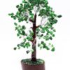 Green Aventurine Wood Base Gemstone Feng Shui Tree 160 to 1000 stones VTrendz