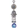 9.5" Inch Circle & Hamsa Hand Hanging, Handmade VTrendz