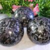Indigo Gabbro Sphere Natural Indigo Stone For Healing Stone for Creativity, Intuition & Protection, Meditation Crystal Healing Grid Reiki Metaphysical Energy VTrendz