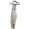 Overalls Jumpsuits Mushroom Printed White Color with Elastic Bottom 100% Cotton VTrendz