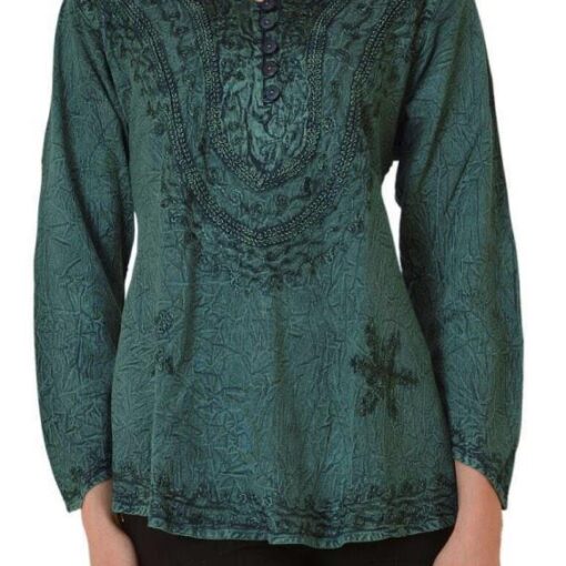 Pio 5B FS Full Sleeve Solid Color Top