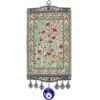 Large Carpet Wall Hanging Handwoven. 17.5" Inch, Turkish Miniature Carpet Designed Woven Wall Hanging VTrendz