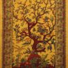 Tree of Life Wall Hanging Handmade Cotton Tapestry 84"x54" inch VTrendz