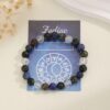 Pisces Zodiac Stone Bracelet