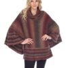 Palila Cowl Neck Poncho VTrendz