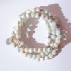 Amazonite 108 Mala 6 & 8mm Beads Natural Stone Bracelet Mala Prayer Beads OM Charm Meditation Necklace VTrendz