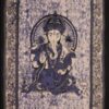 Ganesha Batik Wall Hanging Handmade Cotton Tapestry 84"x54" inch VTrendz