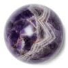 Amethyst Sphere Natural Stone For Healing Stone for Creativity, Intuition & Protection, Meditation Crystal Healing Grid Reiki Metaphysical Energy VTrendz