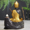 Buddha Meditation Backflow Burner Buddha in Meditating Position Ceramic Backflow Incense Holder Waterfall Incense Burner, Reflux Burner, Handmade Ceramic, Home Decor for Meditation, Mini-Zen Experience VTrendz
