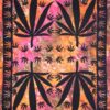 Hemp 4 Leaf Wall Hanging Handmade Cotton Tapestry 84"x54" inch VTrendz