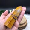 Mookaite Obelisk Tower Jumbo Healing Wand Spirit Stone 8 Faceted Pointed Obelisk Tower Healing Reiki Wand Metaphysical Balance Energy Approx. 4 inches tall VTrendz