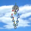 Colorful Crystal Beads Suncatcher with Tree of Life Design, 16"L VTrendz