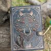 Spirit Wolf Embossed Leather Journal | A Chronicle of Instinct & Wisdom VTrendz