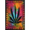 Big Leaf Poster Wall Hanging Handmade Cotton Tapestry 40"x30" inch VTrendz