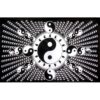 Yin Yang Mandala Wall Hanging Handmade Cotton Tapestry 84" x 54" inch VTrendz