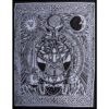 Pagan Sun Moon Skull Celtic Sword Snake Tapestry Wall Hanging Handmade Cotton Tapestry 84" x 54" inch VTrendz