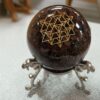 Mahogany Obsidian Orgone Sphere – Artifact of Strength & Psychic Shielding – 2" VTrendz