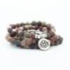 Picasso Jasper 108 Mala 6 & 8mm beads Necklace Bracelet Yoga Bracelet Mala Lotus 108 Beads Bracelet VTrendz