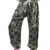 Elephant Print draw string Thai harem pants with single pocket 100% Rayon VTrendz