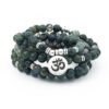 Jade 108 Mala 6 & 8mm Beads Natural Stone Bracelet Mala Prayer Beads OM & Tree of life Charm Meditation Necklace VTrendz