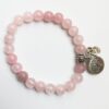 Rose Quartz Natural Stone Bracelet: The Heart’s Radiance VTrendz