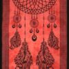 Dream Catcher 1/2 Circle Wall Hanging Handmade Cotton Tapestry 84"x54" inch VTrendz